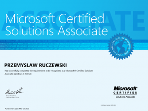 Microsoft Certified Solutions Associate: Windows 7 (MCSA)